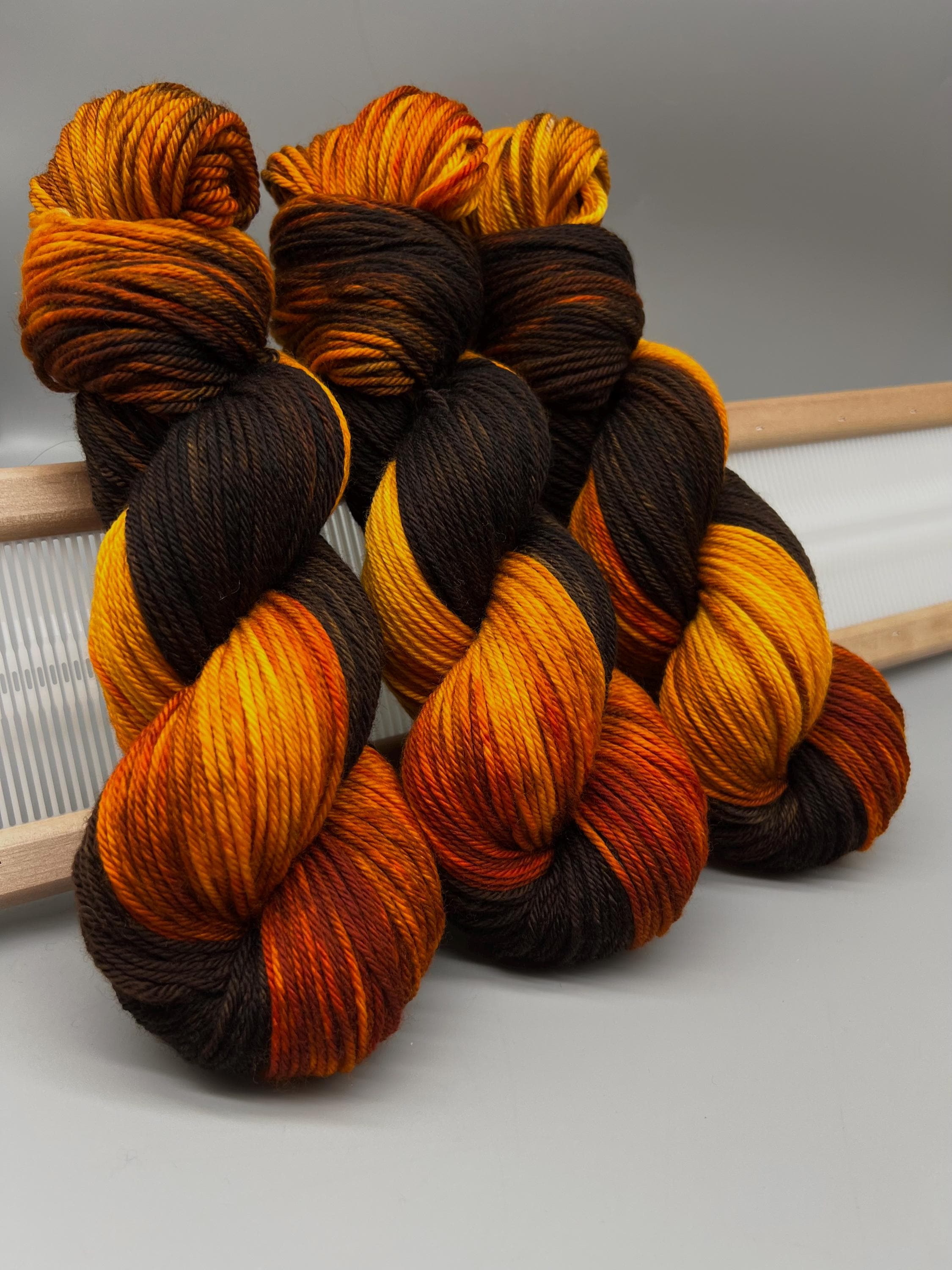 Maple Yarn Sugar Maple ~ Hand Dyed Yarn - Worsted - Knit Gift - Superwash Merino ...
