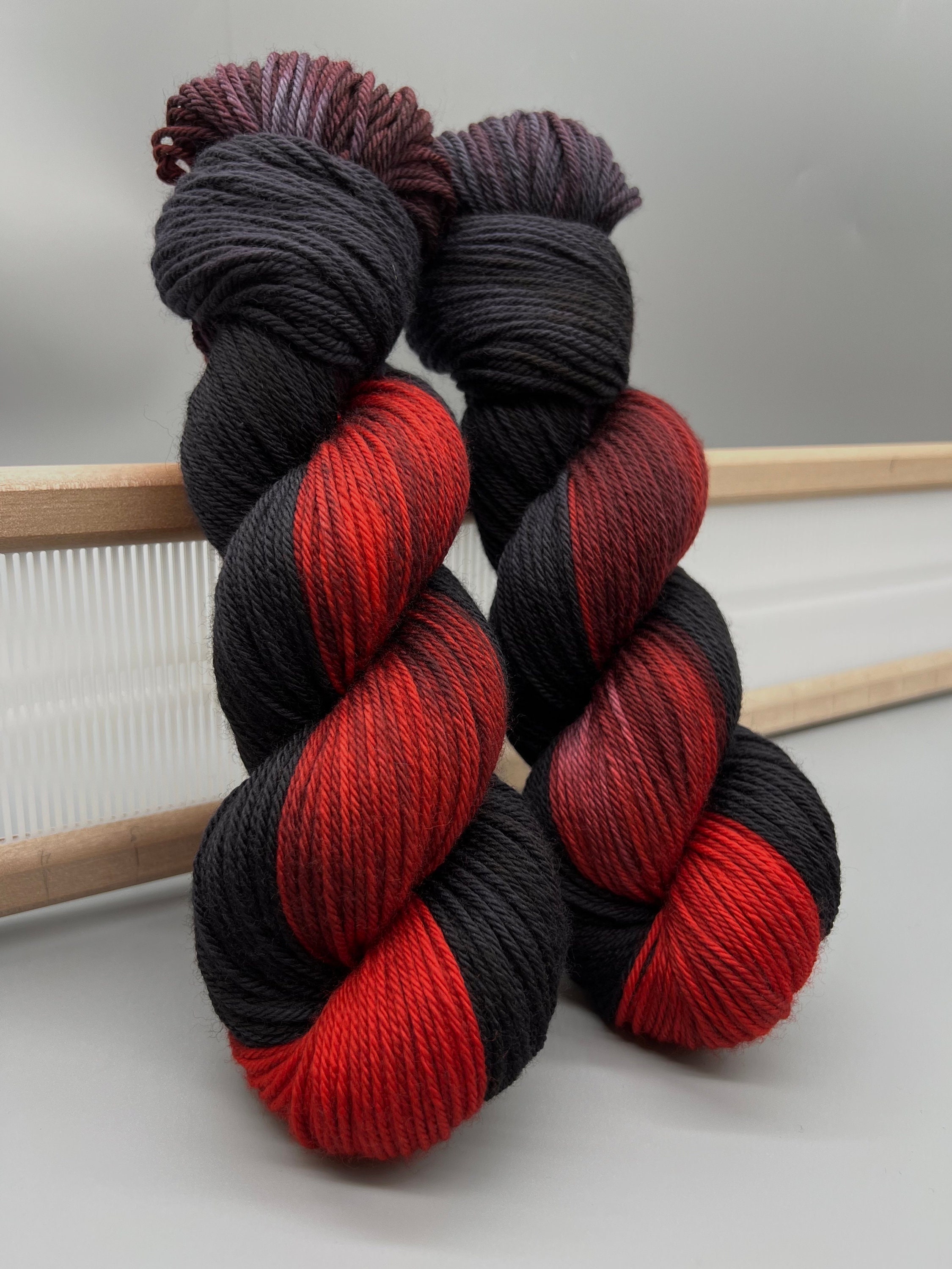 Red and Black Yarn 