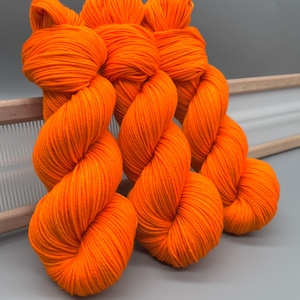 Orange aran wool cheap