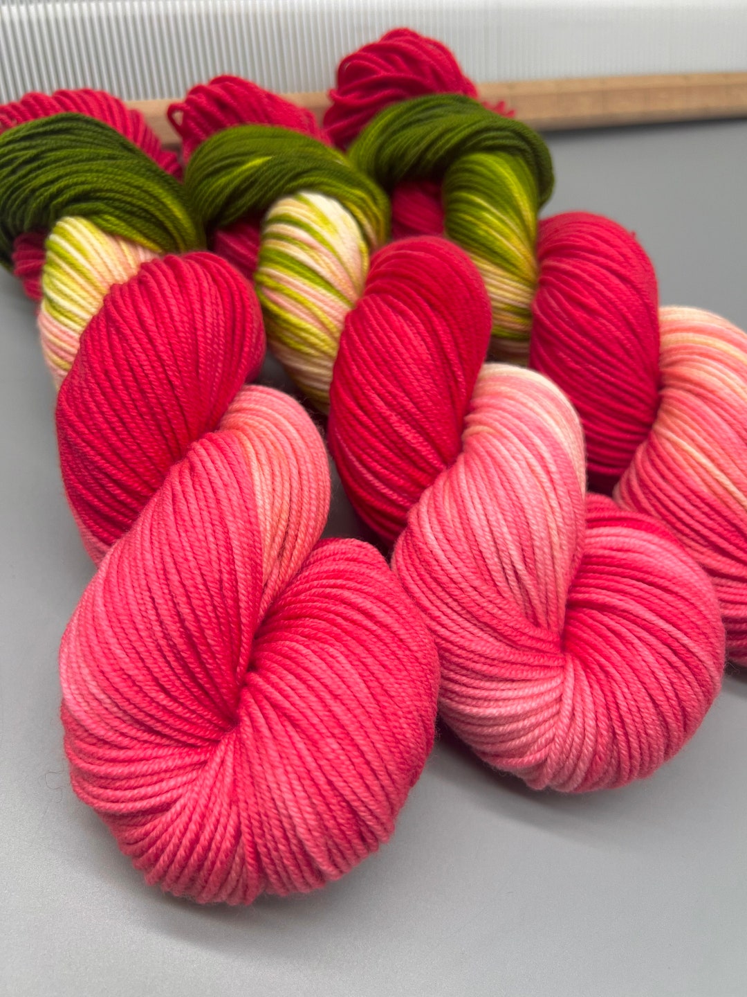 Watermelon - Ready to Ship - Worsted - 8 Ply - Superwash Merino Wool ...