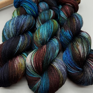 Pictured Rocks ~ Hand dyed yarn - lace / sock / fingering / sport / dk / worsted / aran / bulky yarn / super bulky - yarn - Michigan - gifts