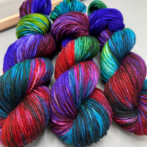 All The Pretty Colors / MYSTERY yarn - hand dyed yarn - lace / sock / fingering / sport / dk / worsted / aran - bulky - super bulky - yarn