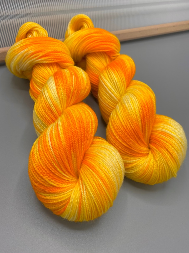 Fire on the Mountain Hand-dyed Superwash Merino Wool Yarn - Etsy