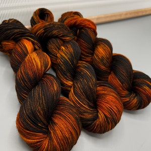 Bourbon hand dyed yarn lace / sock / fingering / sport / dk / worsted / aran / bulky yarn / super bulky brown yarn yarn knit gift image 8