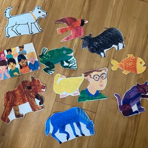 Brown Bear , Brown Bear Felt Flannel Story Pieces