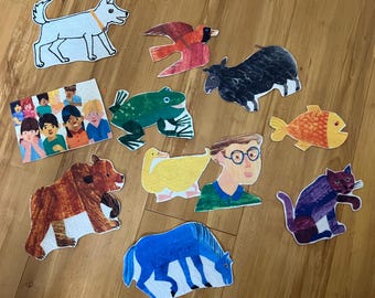 Brown Bear , Brown Bear Felt Flannel Story Pieces