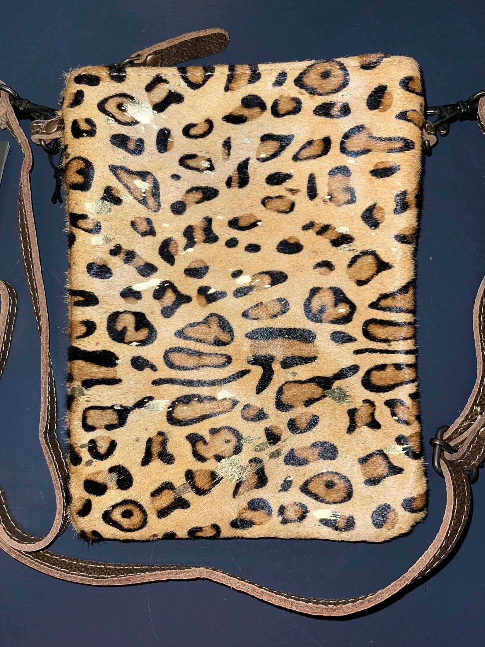Myra Bag Dainty Leopard Animal Gold Splatter Cheetah Small Etsy
