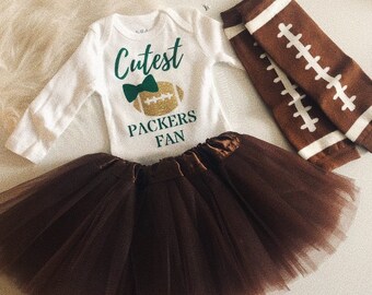 baby girl packers outfit