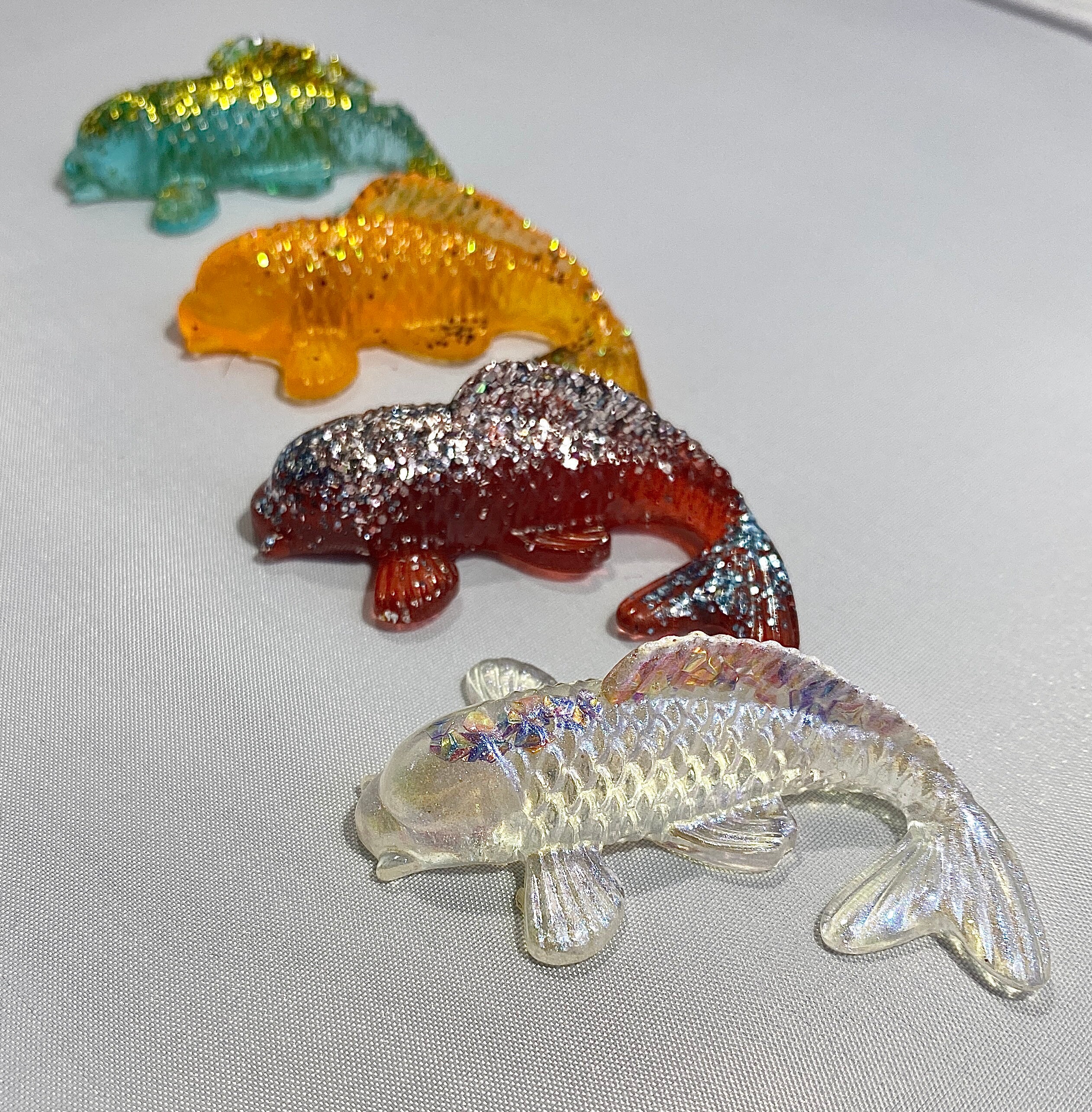 Resin Koi Fish Etsy