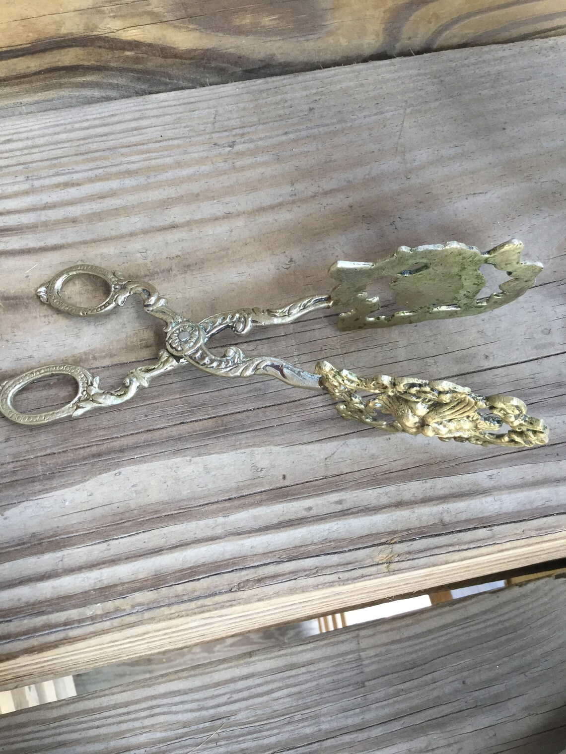 Vintage Brass Dessert Tongs. Antique Italian Dessert Tongs Etsy UK