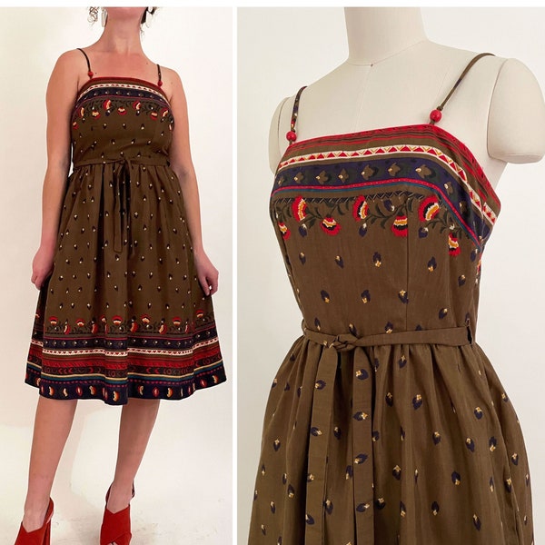 front tie wrap dress