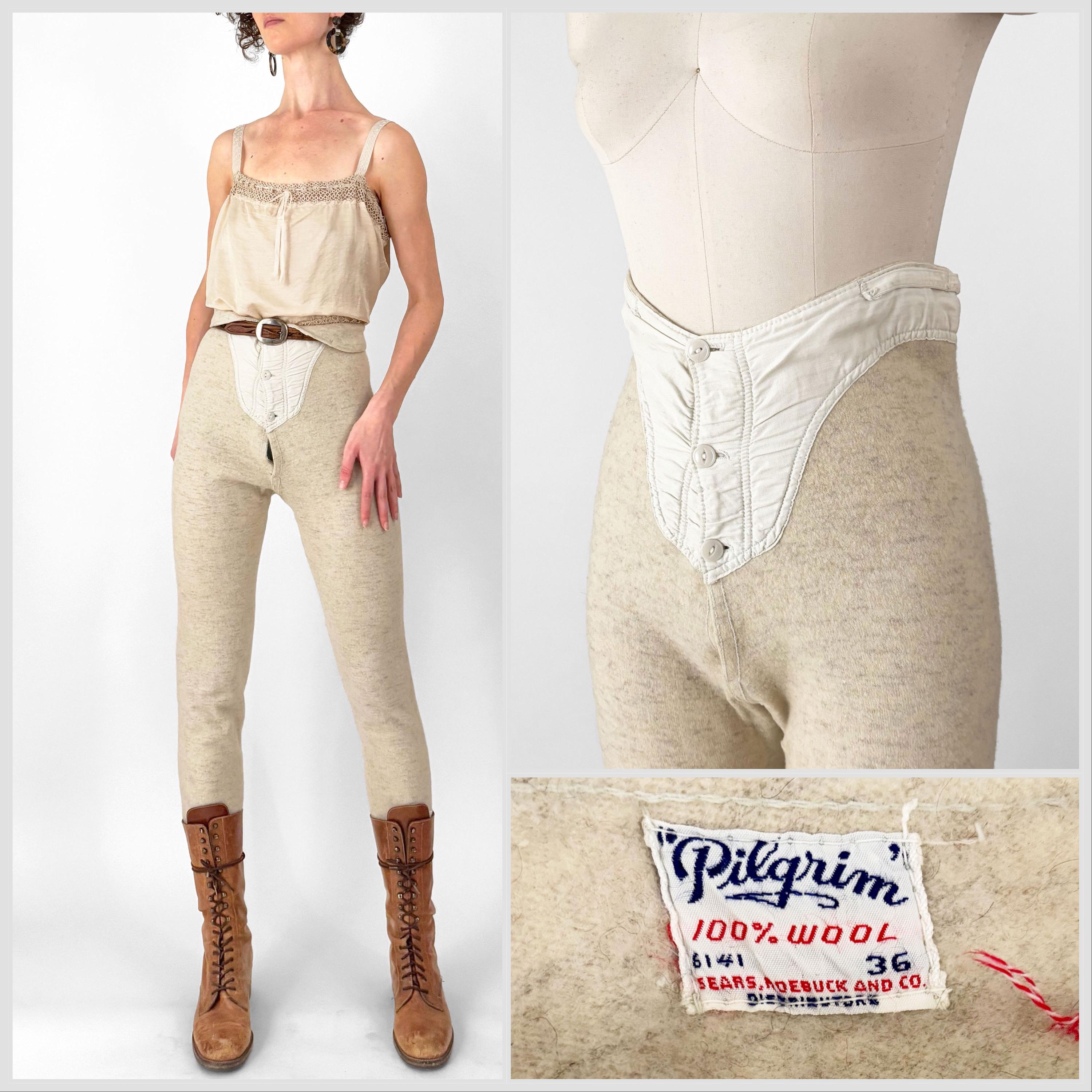 レッグウェア TOUJOURS 1950s French Wool Long Johns TOUJOURS様専用 1950s French Wool Long Johns