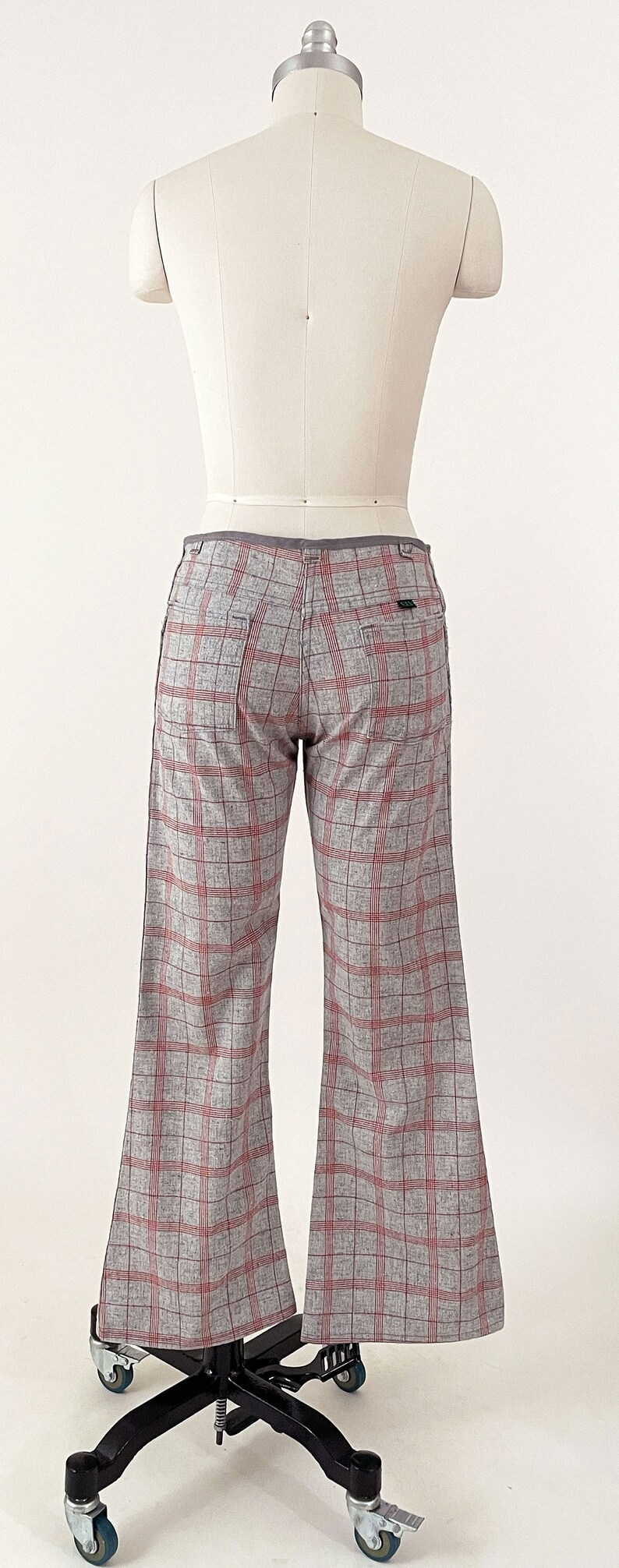 90's Plaid Bell Bottoms main image 0