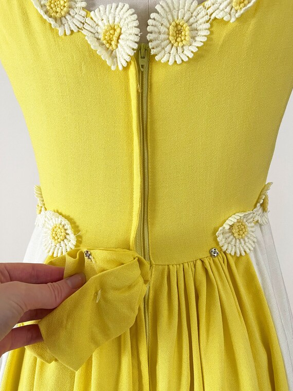 60s Emma Domb Mod Floral Maxi Dress | Union Made … - image 9