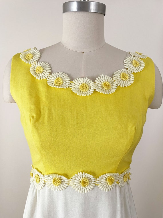 60s Emma Domb Mod Floral Maxi Dress | Union Made … - image 4