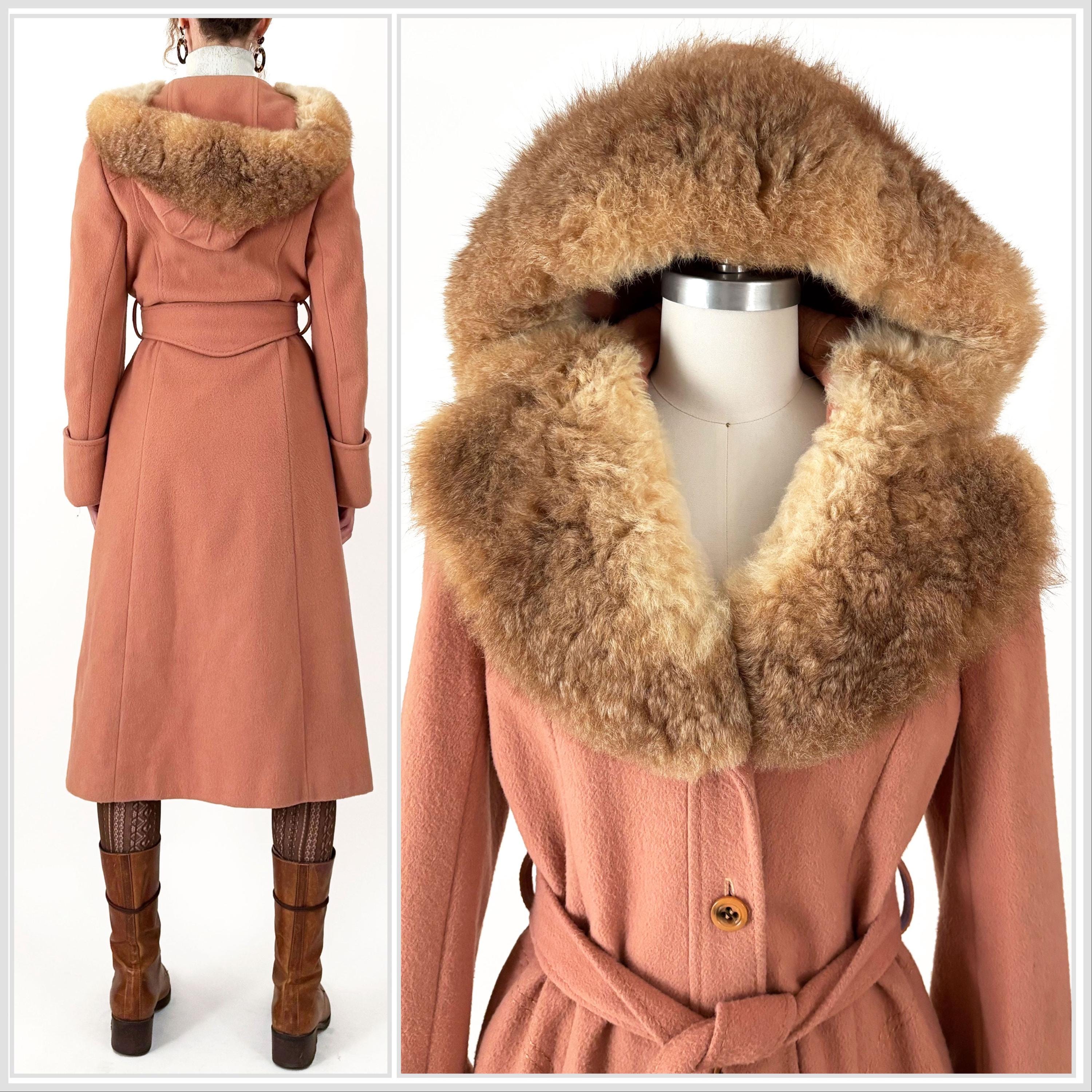 70s Belted Wool Coat - Etsy 70s Belted Wool Coat - Etsy