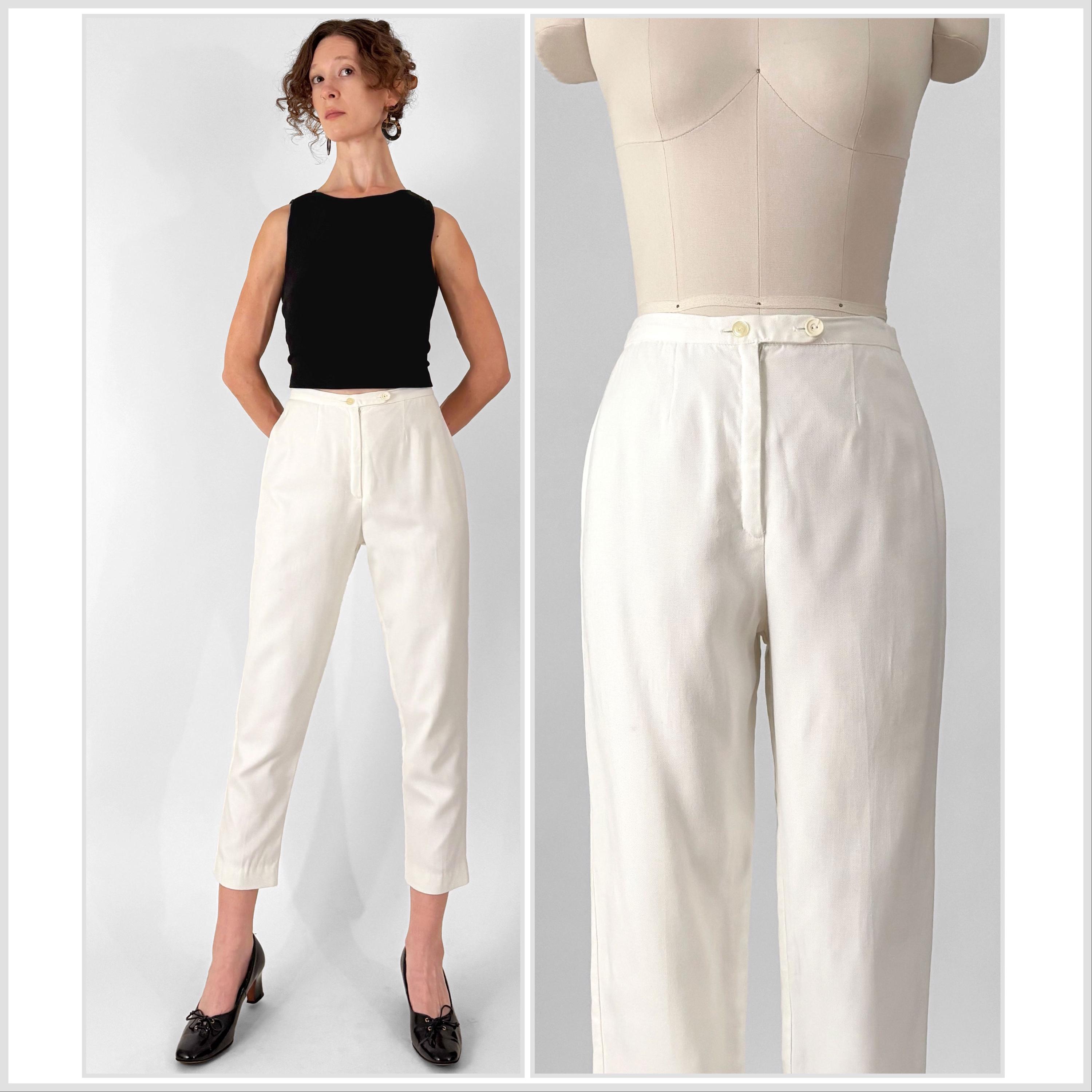 1950s Linen Trousers - Etsy