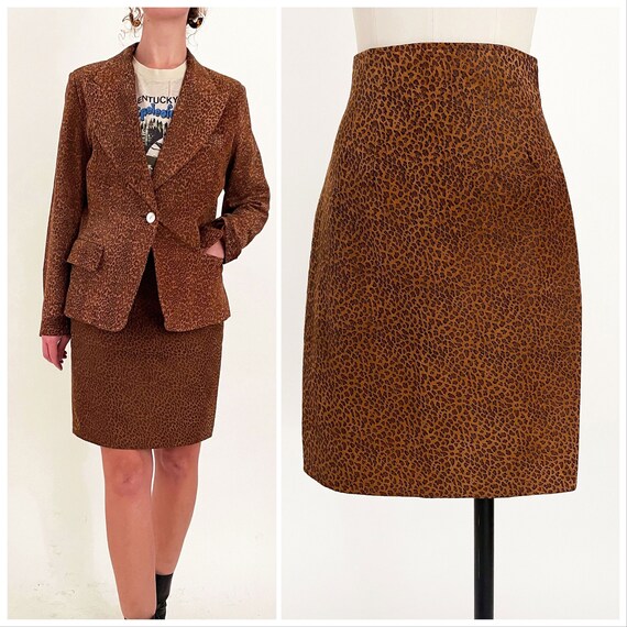 Chicwish Xs /S Brown Leopard Print Maxi Skirt