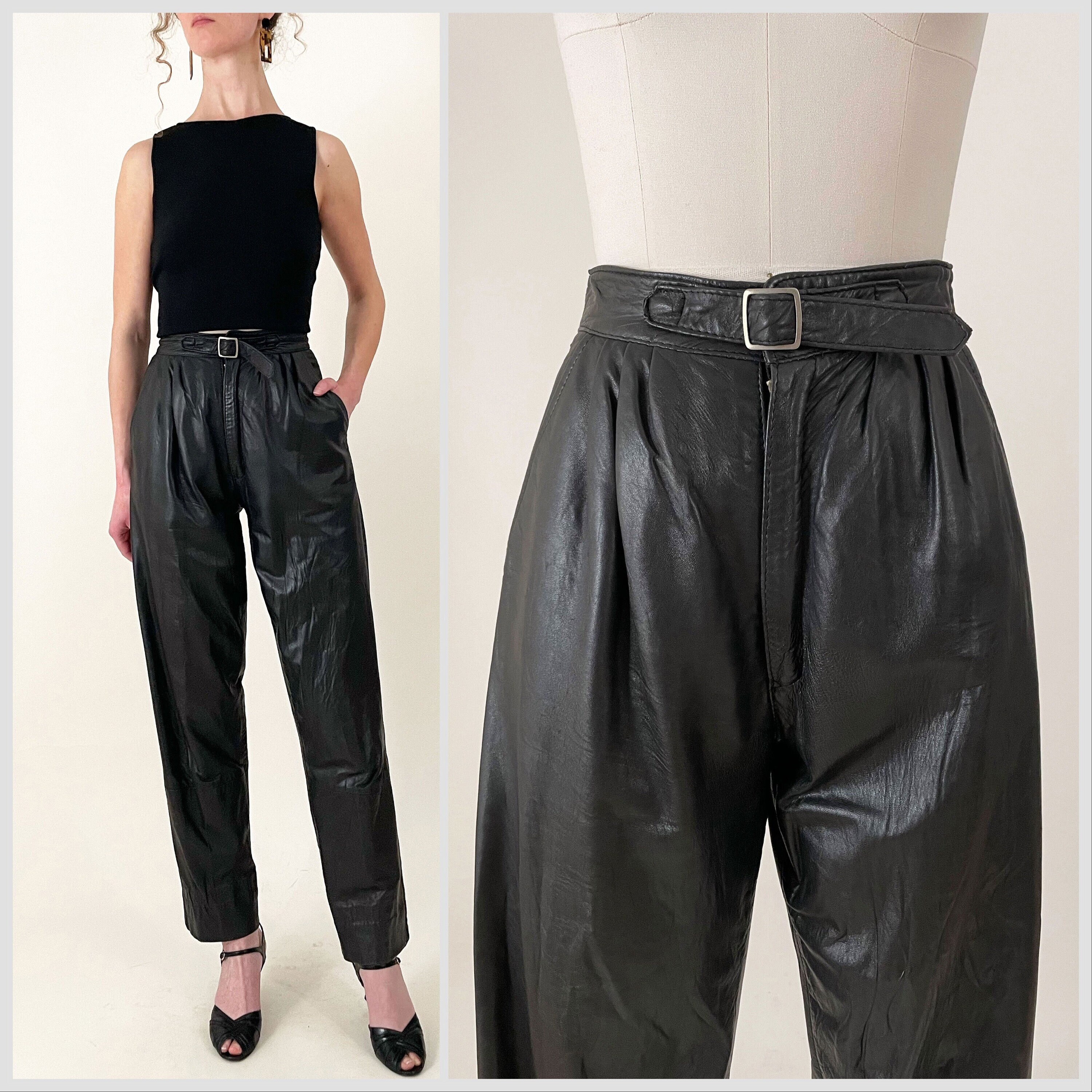 80s Leather Pants 