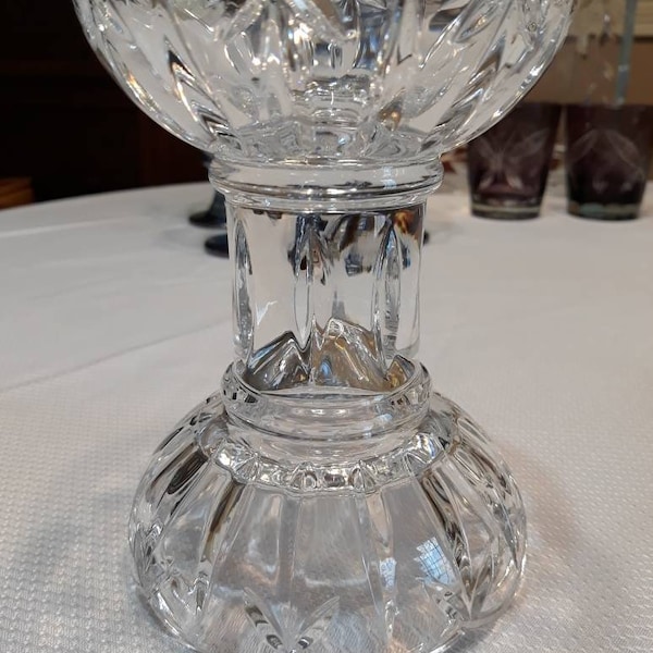 Bohemia Crystal Candle Holder Etsy