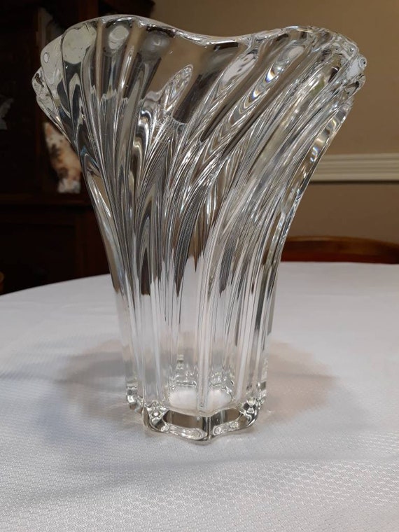 Beautiful Belle Epoque Mikasa Crystal Vase Etsy