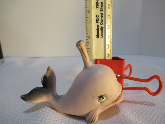 Vintage Kitschy Kelvin's Pink Whale Ring holder - image 5