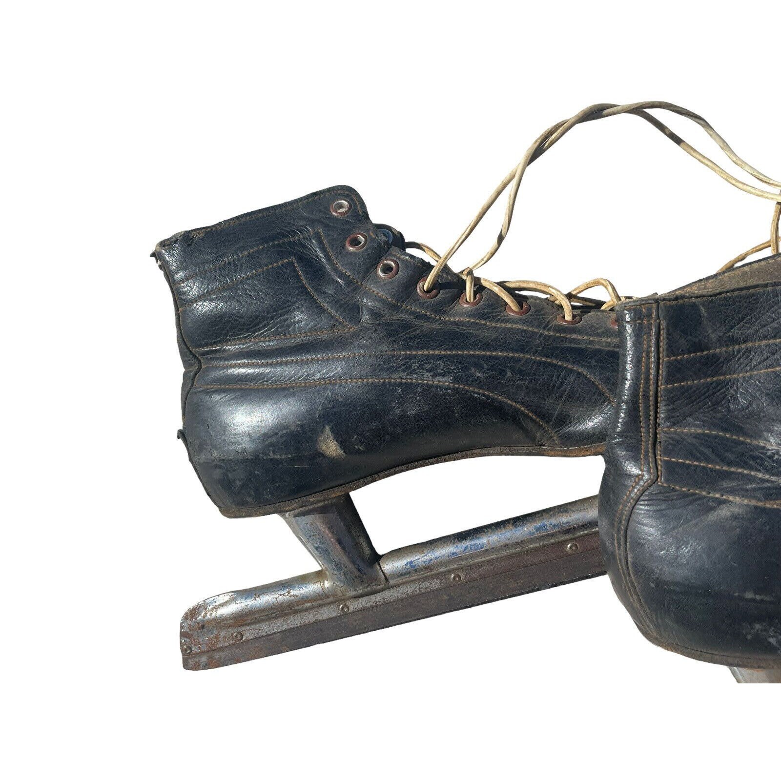 Vintage Planert Leather Intermediate Ice Skates Chicago IL Etsy