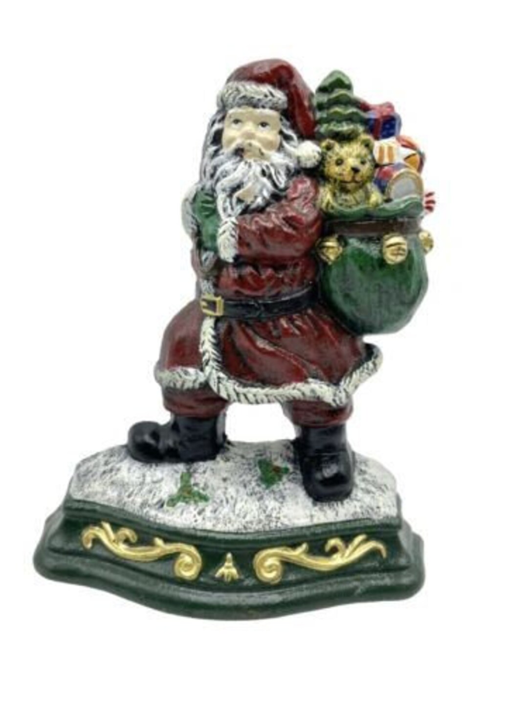 Cast Iron Santa Door Stop
