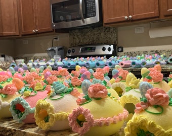 Panoramic Sugar  Easter Eggs