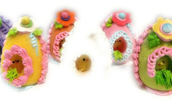 3 Small Panoramic Sugar Eggs per order