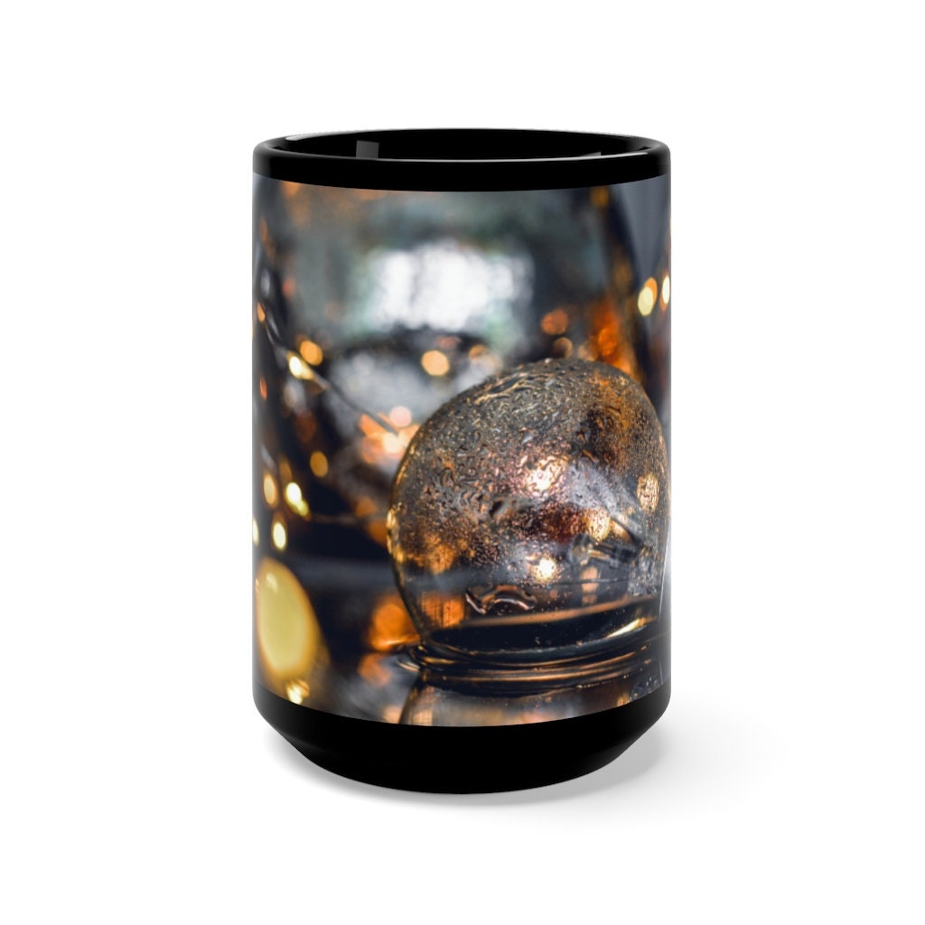 Glühbirne Dekor schwarz Becher 15oz | Etsy