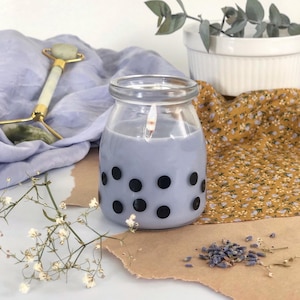 Earl Grey Milk Tea Boba Candle