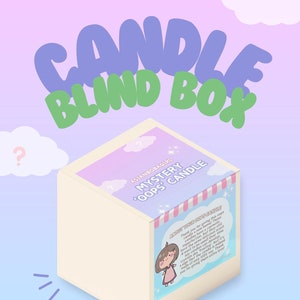 Oops Blind Box Candles - Purple Version