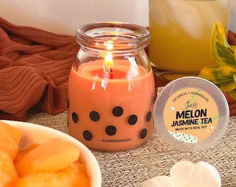 Melon Jasmine Tea Soy Candle
