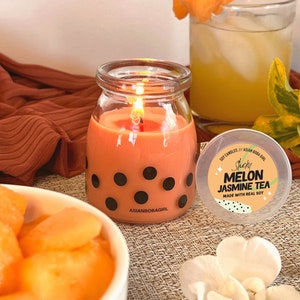 Melon Jasmine Tea Soy Candle