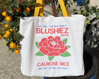 Calrose Rice Canvas Tote Bag