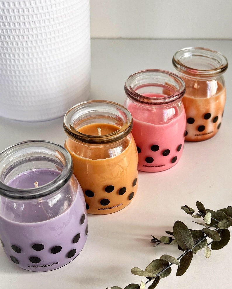 4-Pack Flight of Boba Candles Mix & Match Sample Set image 2