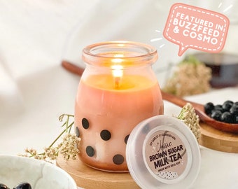 Brown Sugar Milk Tea Boba Candle