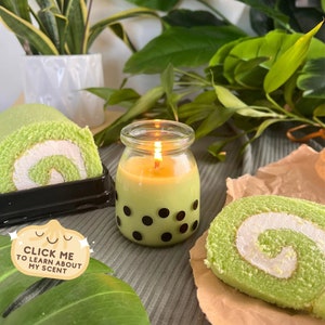 Pandan Cream Candle