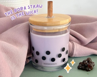 Earl Grey Tea | Boba Straw Candle