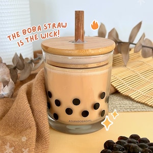 Boba Straw Wick Candle
