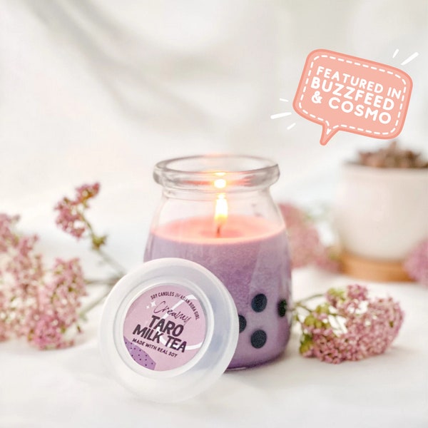 Taro Milk Tea Candle