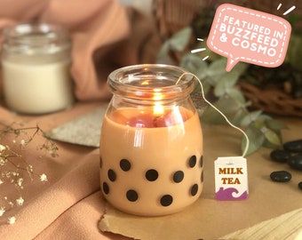 Classic Milk Tea Boba Candle