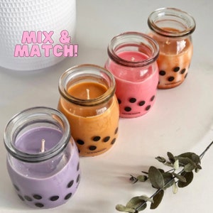 4-Pack Flight of Boba Candles Mix & Match Sample Set image 1