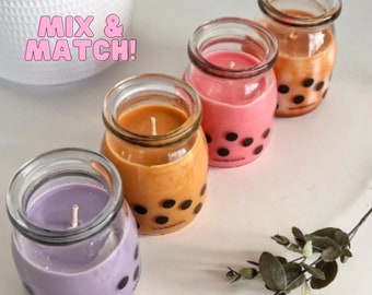 4-Pack Flight of Boba Candles || Mix & Match Sample Set