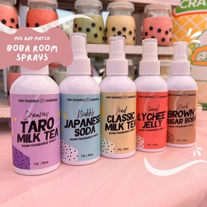 4-Pack Boba Scented Room Spray | Mix & Match!