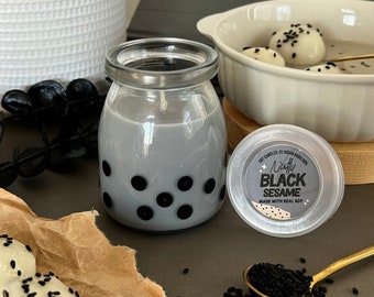 Vela de bolas de arroz con sésamo negro