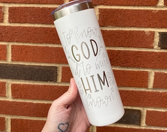 To Know God - Classical Conversations Homeschool Engraved Tumbler