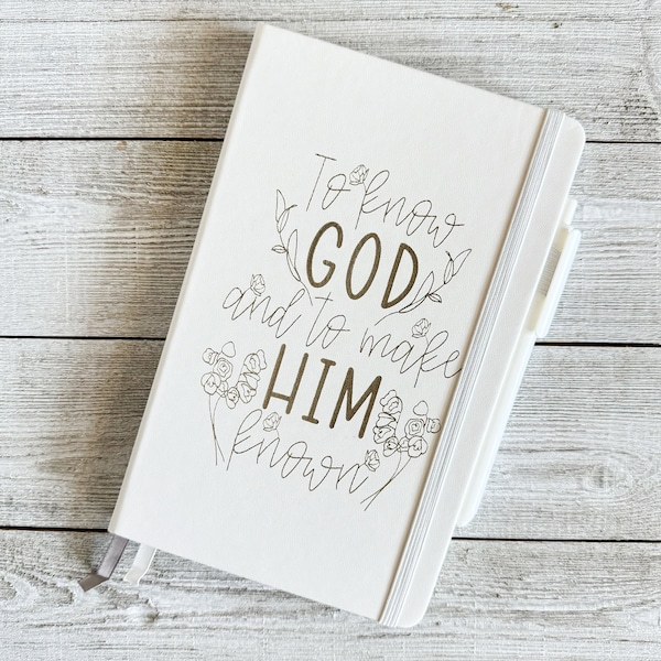 To Know God - Classical Conversations Homeschool Engraved Journal - Prayer Journal