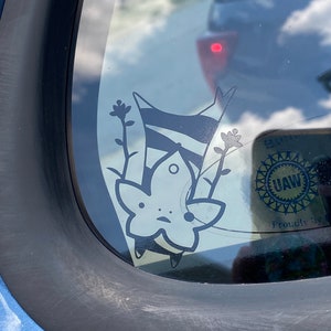 Hidden Korok Vinyl Decals - Legend of Zelda Inspired - Tears of the Kingdom Decor - Multiple Korok and Color Options